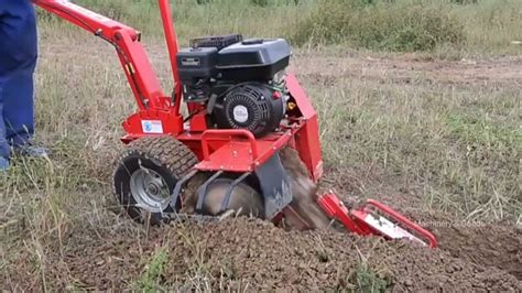 trencher for mini digger|mini trencher handheld fast trenching.